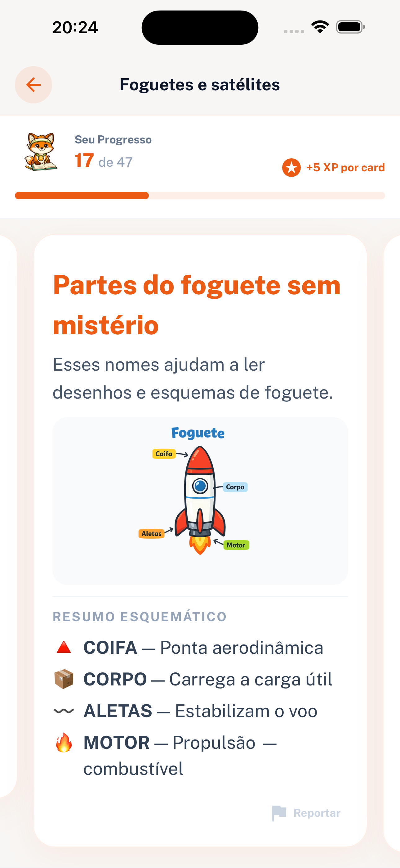 Tela inicial do OlimpiQuiz